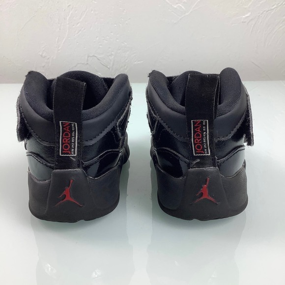 Jordan Jumpman Two Trey Black University Red toddler SZ 8C - Picture 4 of 12